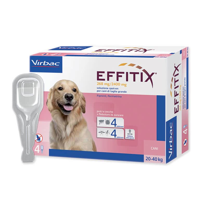 EFFITIX CANI LARGE 20 40KG 4 PIPETTE