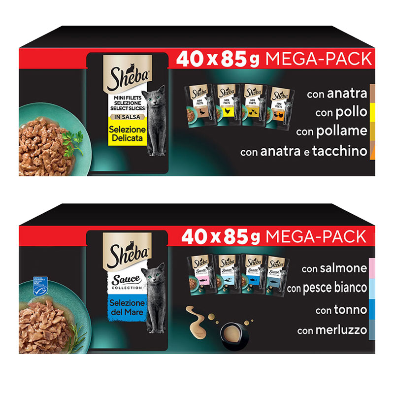 SHEBA BUSTINA 40X85G